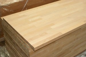 Beech Solid wood worktop countertop island top table top butcher block  finger jointed panels 3