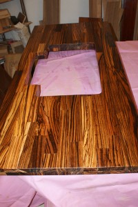 zebrano wood worktops countertops finger jointed panels butcher blocks 2