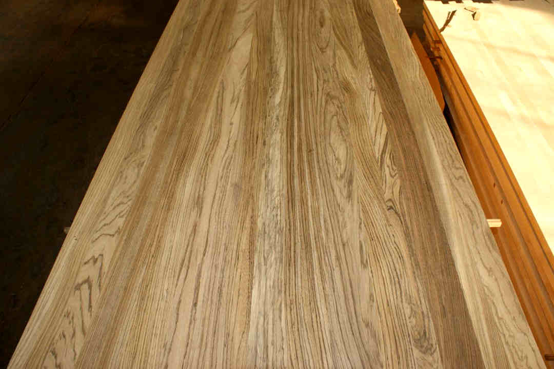 Zebra Wood Edge Glued Butcher Block, How To Glue Butcher Block Countertop