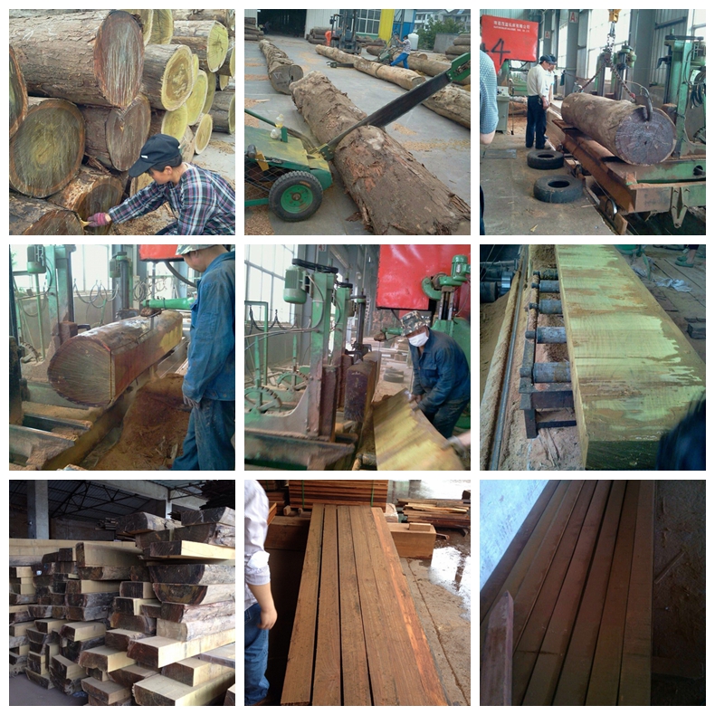 IPE Solid Wood Decking Production