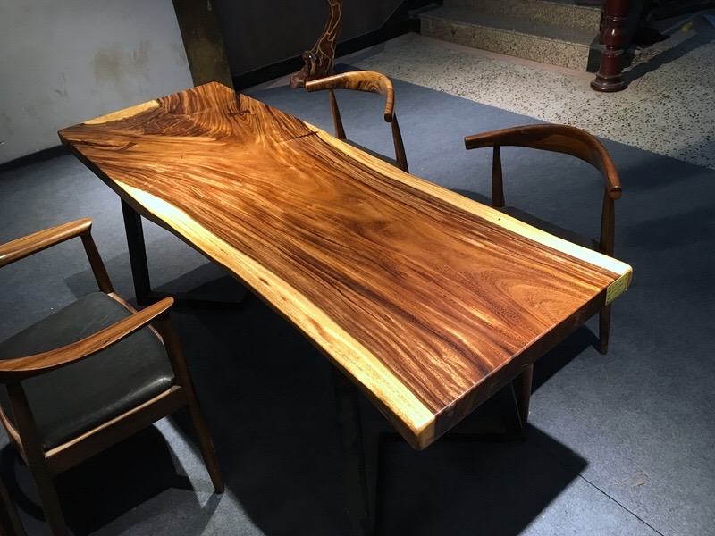 Real wood table shop tops