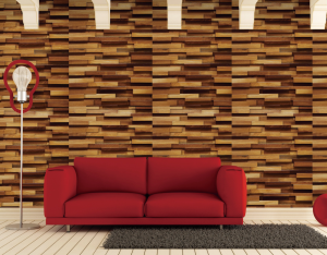 African Teak 3D Wall Panels view