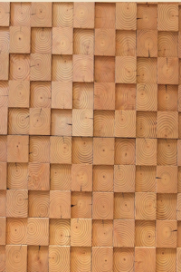 Pine End Grain 3D Wood Wall Panels
