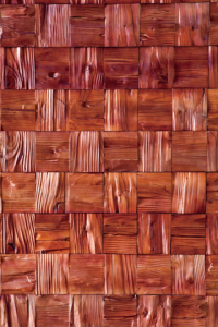 Red Pine 3D Wood Wall Panels