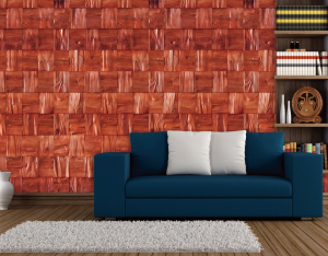 Red Pine 3D Wall Panels view