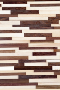 Walnut & Maple 3D Wood Wall Panels